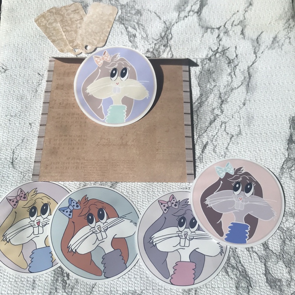 Bunny Stickers made from home - Picture 12 of 12